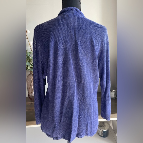 NIC + ZOE Lightweight Open Front 3/4 Sleeve Cardigan - Picture 3 of 7